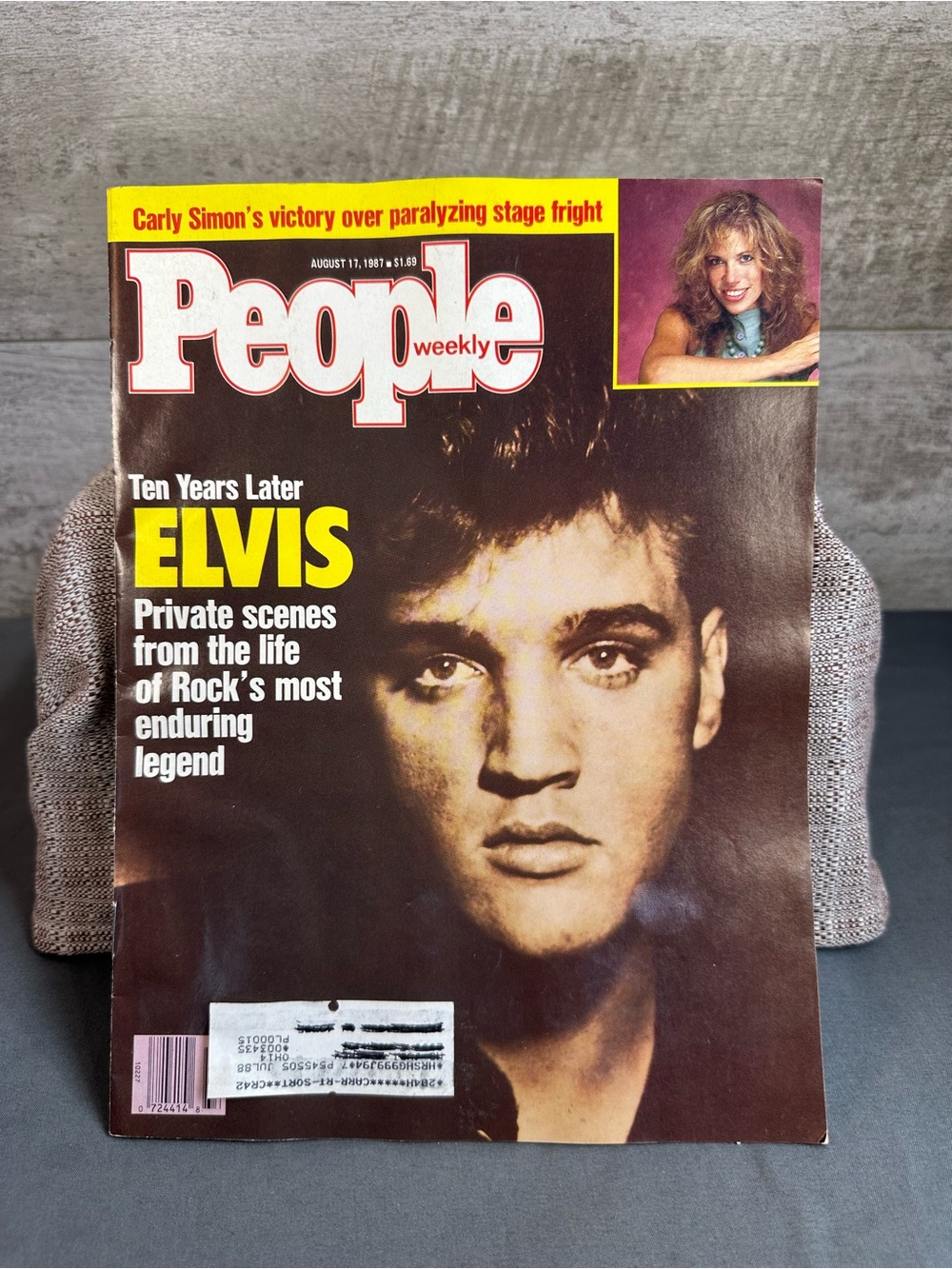 Vintage 1987 People Magazine - Elvis Presley 10th Anniversary Memorial Cover